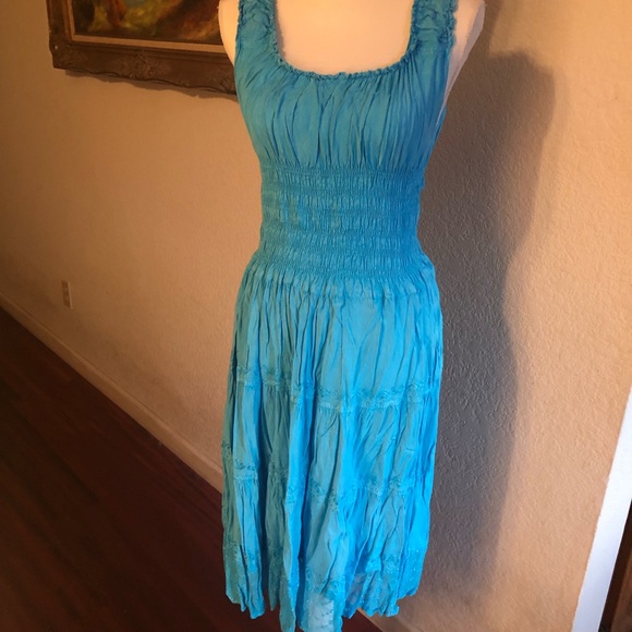 Sakkas Womens Peasant Dress - Picture 6 of 13